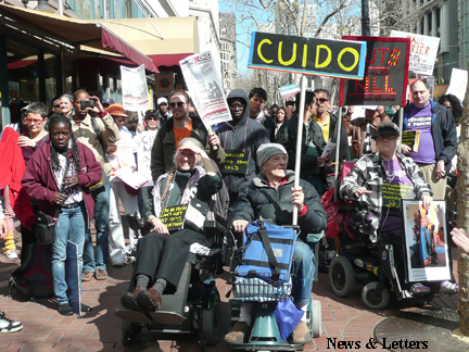 No Cuts! demo, San Francisco, Feb. 2011