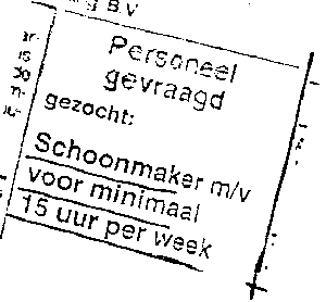 Vacature