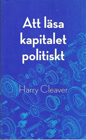 Cover of the Swedish Edition of Reading Capital Politically